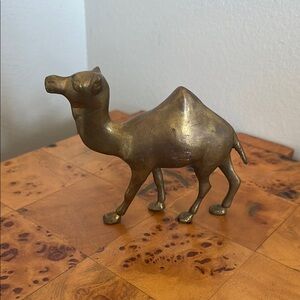 Vintage Brass Camel Figurine